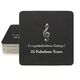 Treble Clef Square Coasters Image 1 of 3